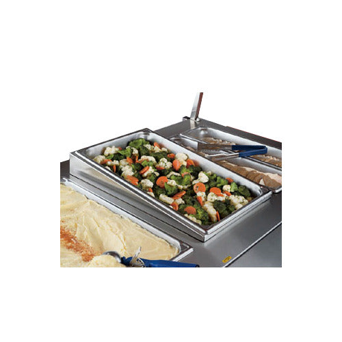 Vollrath 19196 Angled Adapter Plate, Fits Full & Fractional Pans, 20-7/8" x 12-3/4", Stainless Steel — Case of 2 pieces