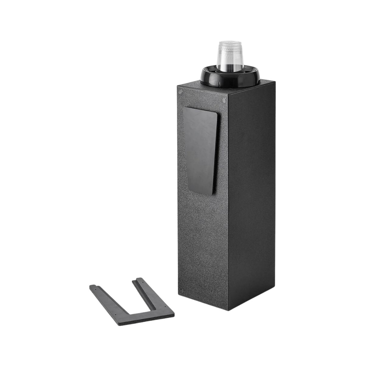 Vollrath 1VW-A LidSaver Wall-Mount Cup Dispenser, ABS, Holds Cups to 44 Oz (Lip 4-3/4")
