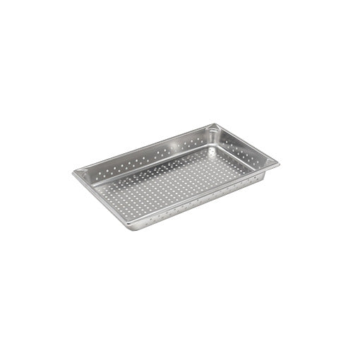 Vollrath 30023 Super Pan V Food Pan, Perforated, Full-Size 2-1/2" Deep, 22-Gauge Stainless Steel — Case of 6 pieces
