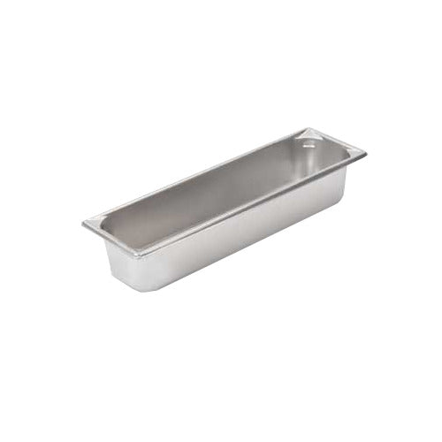 Vollrath 30542 Super Pan V Food Pan, 1/2 Size Long, 4" Deep, 6 Qt, 22 Gauge, 300 Stainless Steel — Case of 3 pieces