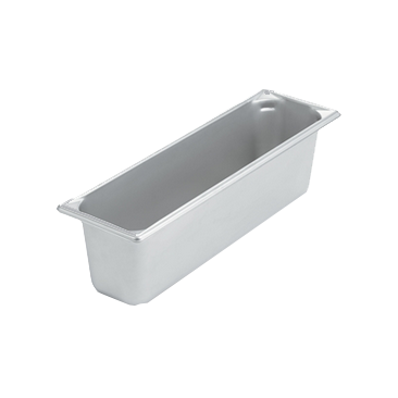 Vollrath 30562 Pan V Food, 1/2-Size Long 8.7 qt 6" Deep, 22-Gauge Steel, NSF, Made in USA - Warranty — Case of 3 pieces