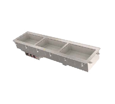Vollrath 36641 Short Sided Hot Well, Drop-In, (2) Pan, Infinite Controls