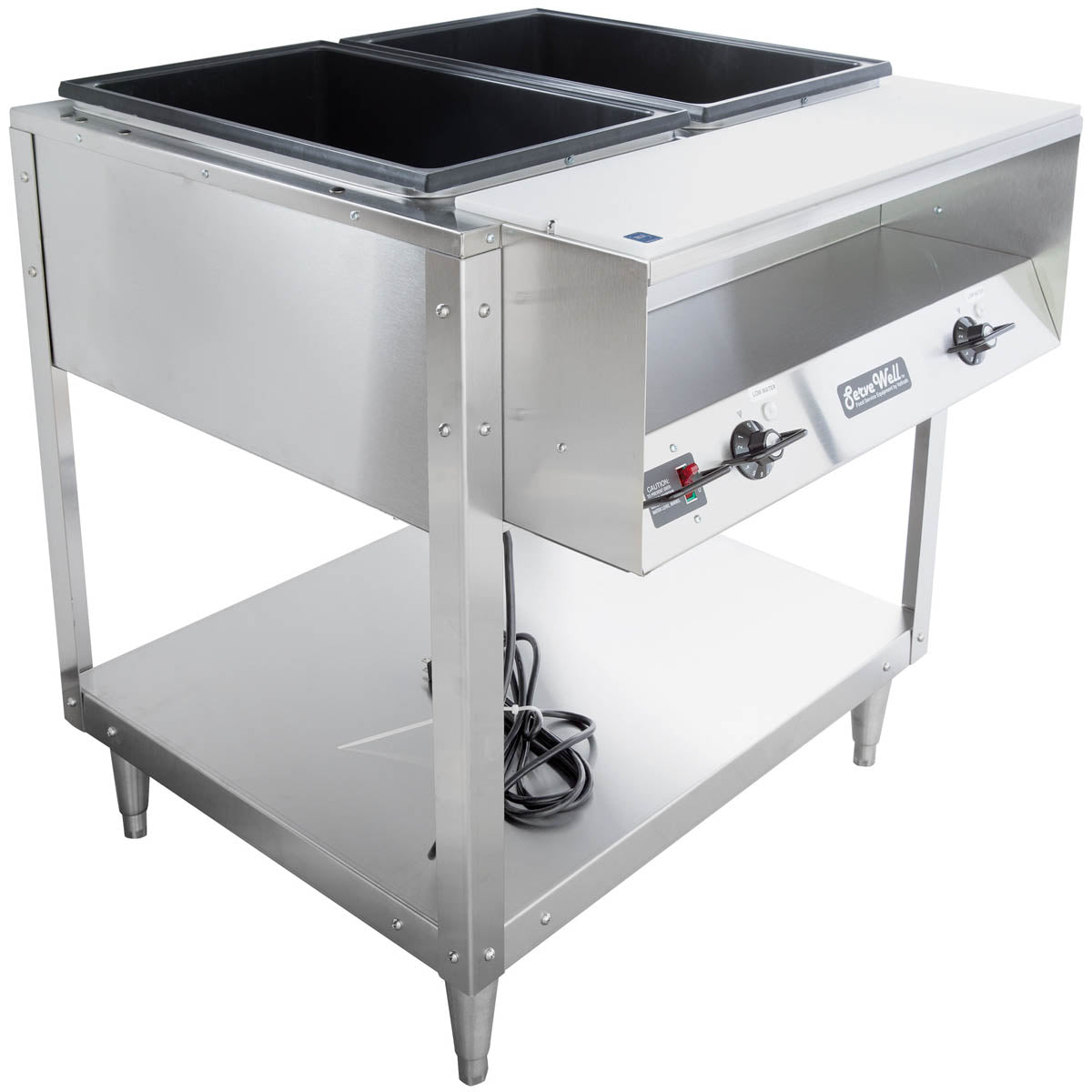Vollrath 38002 32" Servewell Electric (2) Sealed Well Hot Food Table
