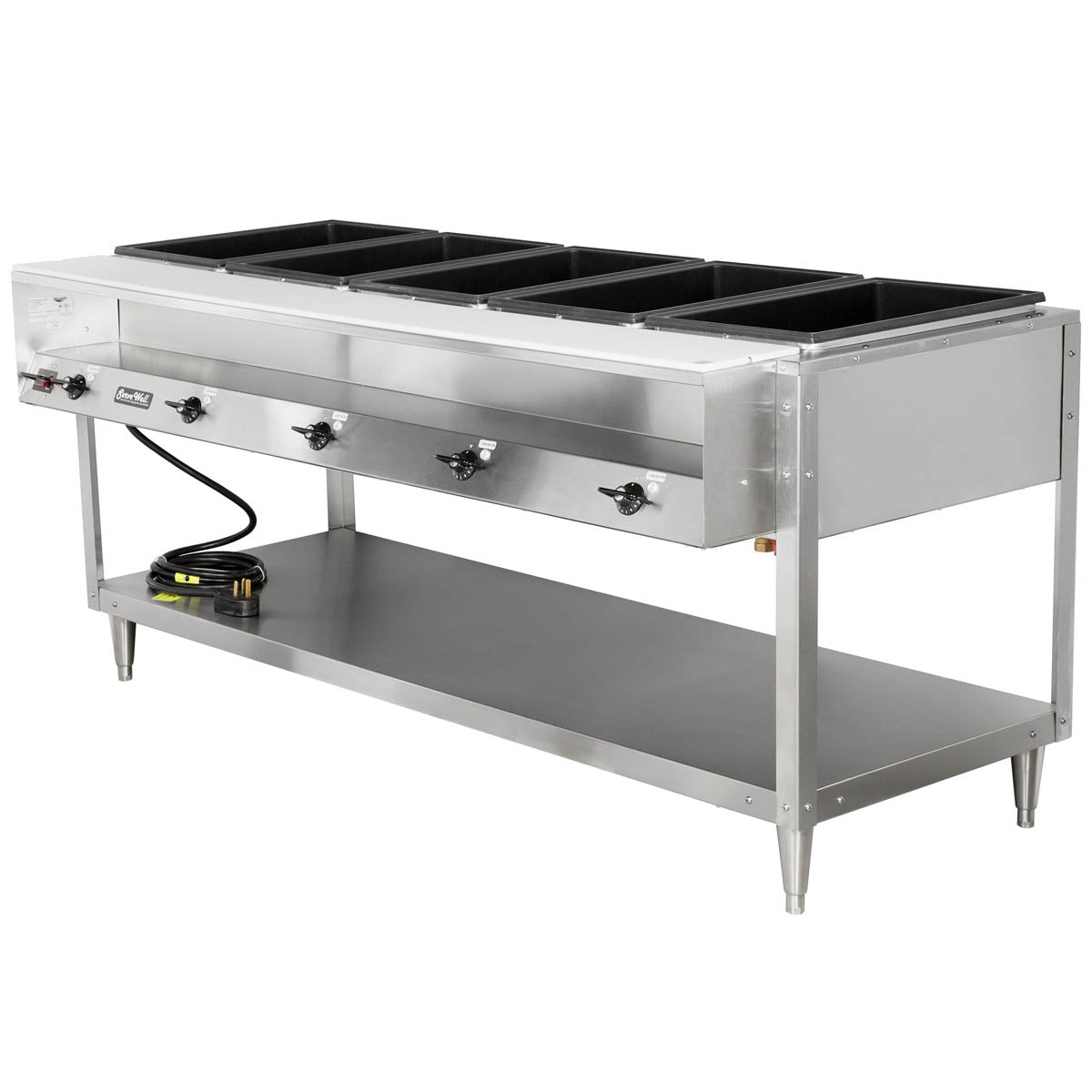 Vollrath 38005 76" Servewell Electric (5) Sealed Well Hot Food Table