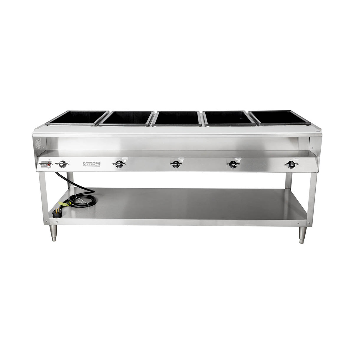 Vollrath 38005 76" Servewell Electric (5) Sealed Well Hot Food Table