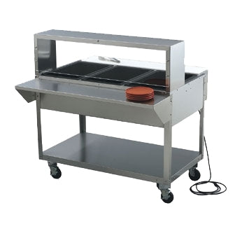 Vollrath 38044 Servewell Work/Overshelf, 61-1/4"W X 10"D X 13"H