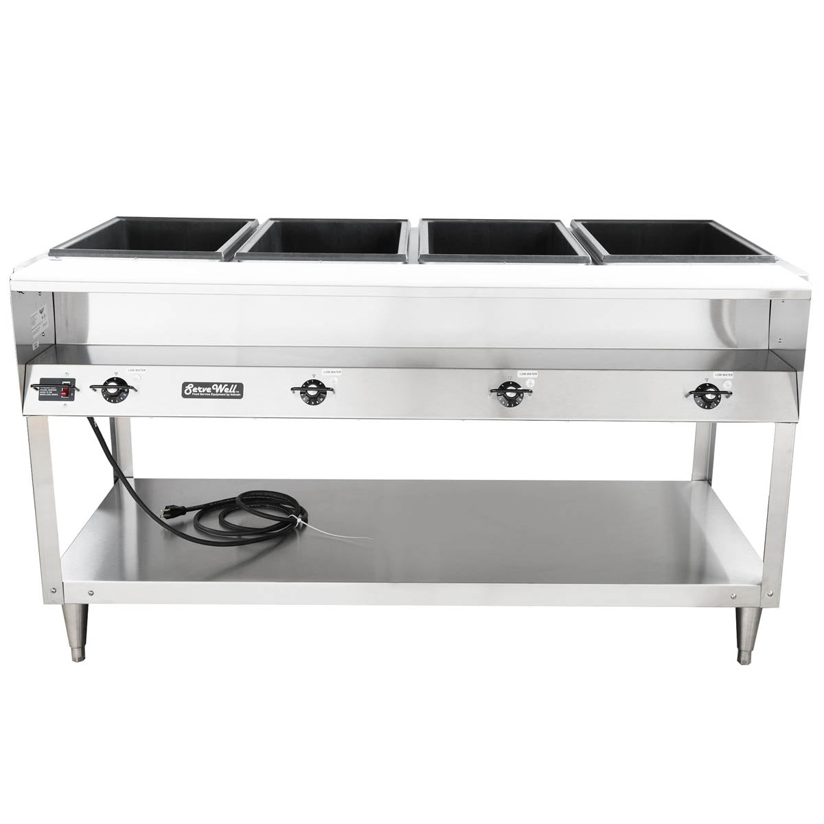 Vollrath 38118 61" Servewell Electric (4) Sealed Well Hot Food Table