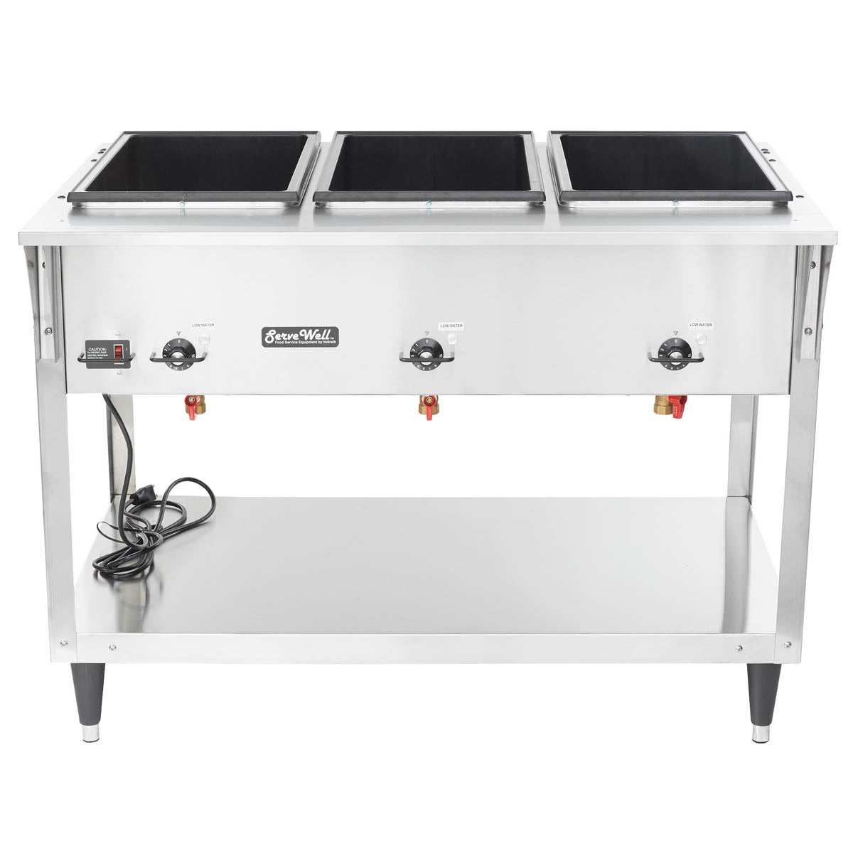 Vollrath 38217 46"Servewell Electric (3) Sealed Well SL-Hot Food Table