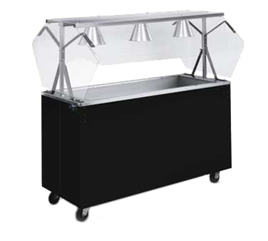 Vollrath 38962 60" 2-Series Affordable Portable Ice-cooled Cold Food Station, (4) Pan