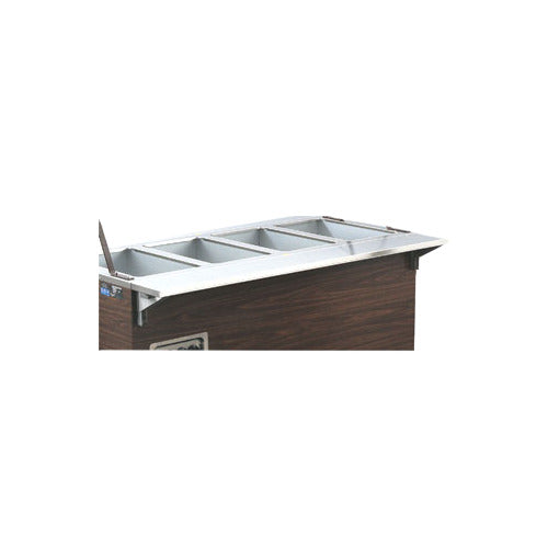 Vollrath 38993 2-Series Affordable Portable Stainless Steel 46" Plate Shelf / Rest