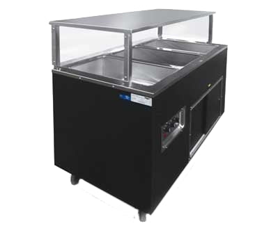 Vollrath 397092 46" 2-Series Affordable Portable (3) Open Well Hot Food Station