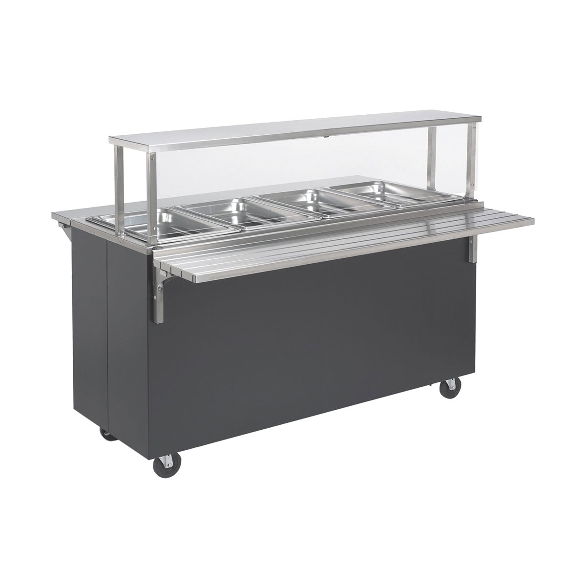 Vollrath 39770 60" 2-Series Affordable Portable (4) Open Well Hot Food Station