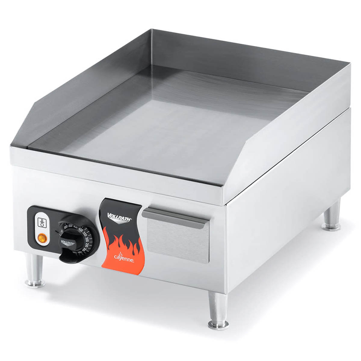 Vollrath 40715 14" Countertop Electric Griddle with 14.25" x 16.5" Surface, Thermostatic Controls, 120v/1ph