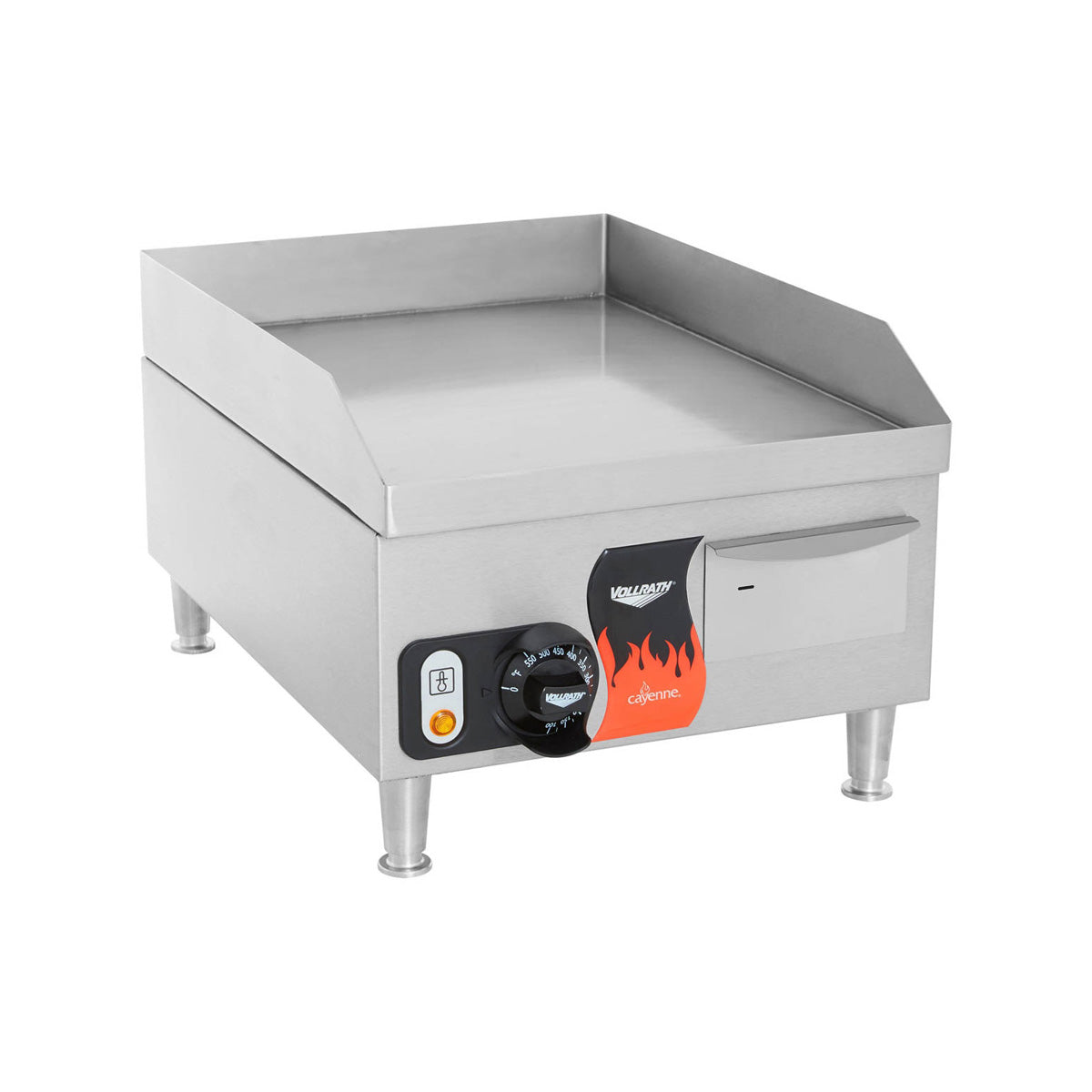 Vollrath 40715 14" Countertop Electric Griddle with 14.25" x 16.5" Surface, Thermostatic Controls, 120v/1ph