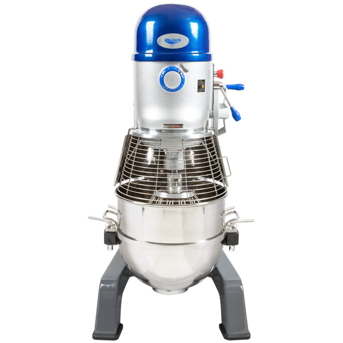 Vollrath 40760 Floor Model 60 qt Planetary Mixer w/ Timer, Guard and Standard Attachments, #12 Hub, 3-Speed, 2 hp