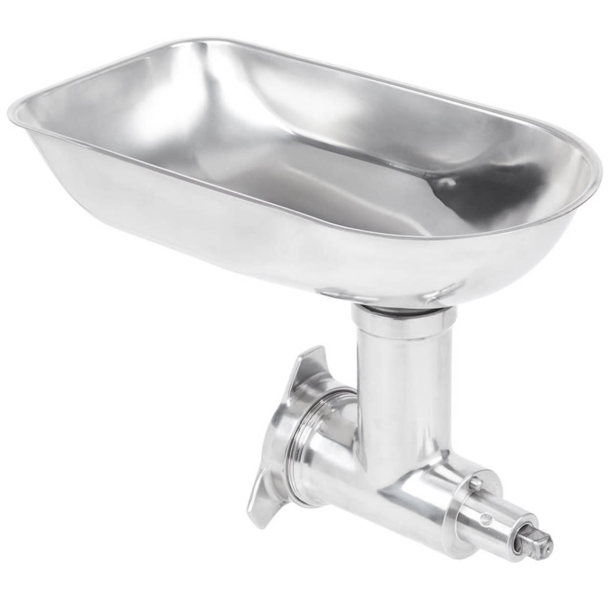 Vollrath 40786 Meat Grinder Head Attachment, Hub #12, 1/8" (3mm) & 5/16" (8mm) Plates, Fits All Vollrath Floor Mixers