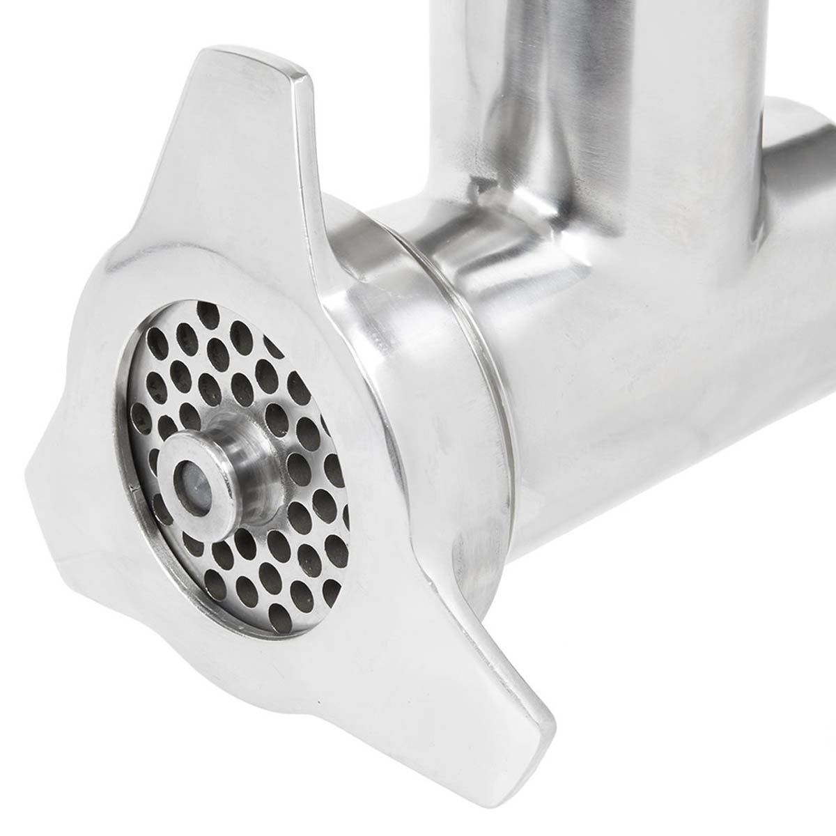 Vollrath 40786 Meat Grinder Head Attachment, Hub #12, 1/8" (3mm) & 5/16" (8mm) Plates, Fits All Vollrath Floor Mixers