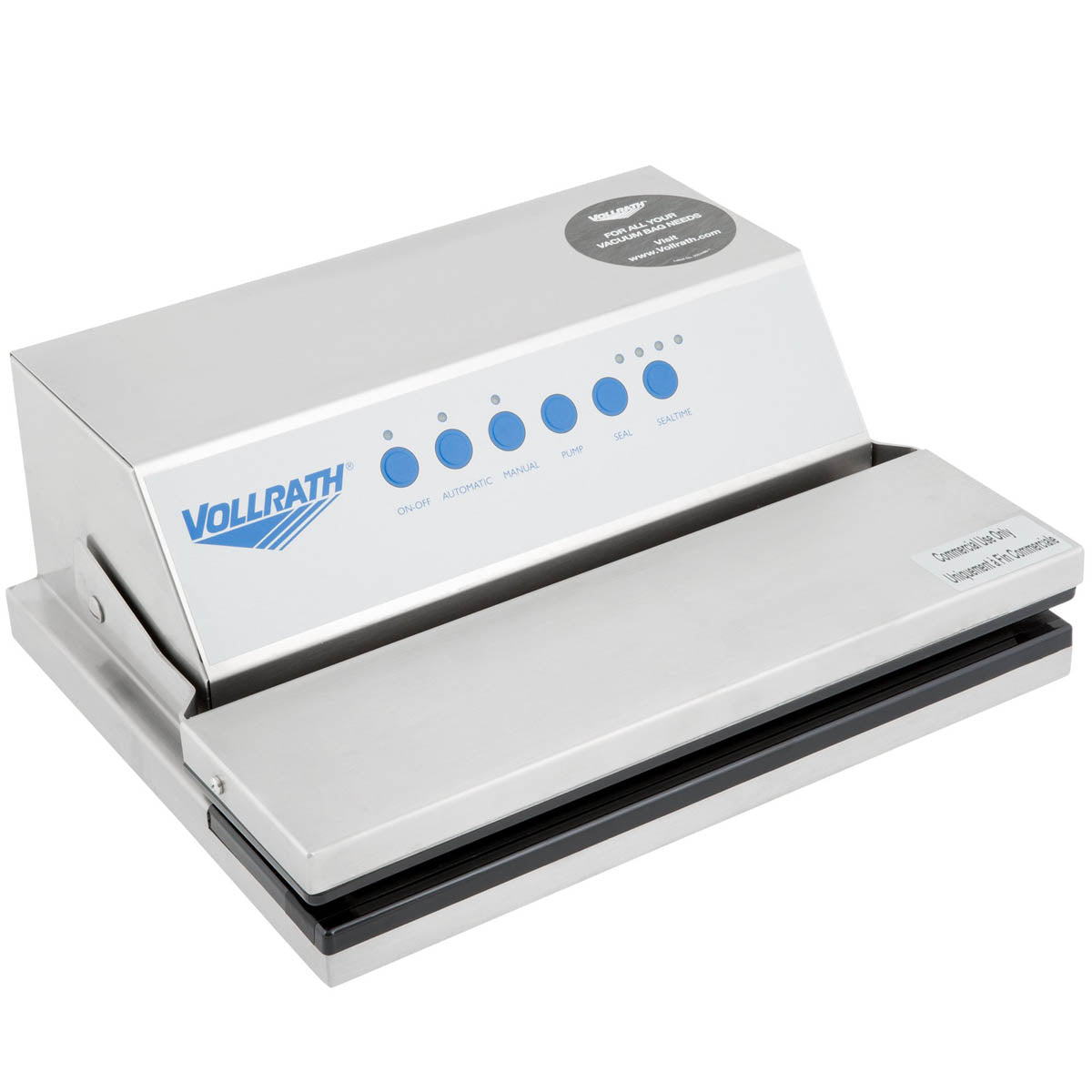 Vollrath 40858 Countertop External Vacuum Packaging Machine with 12-3/16" Seal Bar