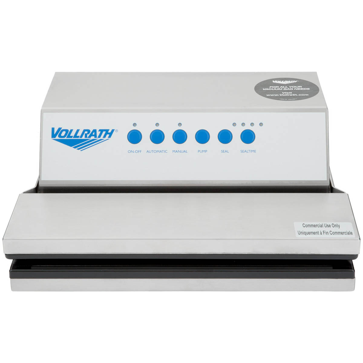 Vollrath 40858 Countertop External Vacuum Packaging Machine with 12-3/16" Seal Bar