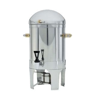 Vollrath 46093 New York, New York 3-Gallon Stainless Coffee Urn, Dome, Rack & Fuel Holder Imported