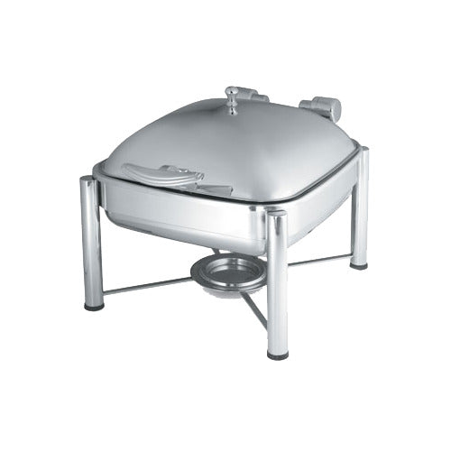 Vollrath 46113 Intrigue Stand, Stainless Mirror-Finish Frame for Chafers, Fuel Cup/Heater, Imported