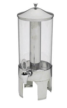 Vollrath 46285 New York 2-Gallon Beverage Dispenser, Steel Base, Chrome, 8" x 21" x 11", Imported