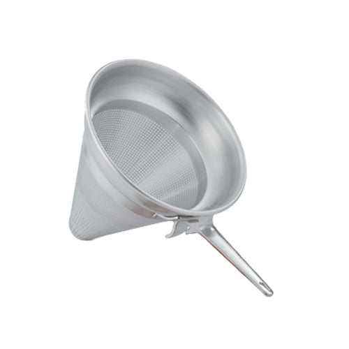 Vollrath 4700 China Cap Strainer with Hooks, 5-1/2 Quart, 10-3/4" Dia x 10-3/4" Deep, Aluminum, NSF — Case of 4 pieces