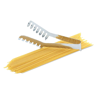 Vollrath 47105 Spaghetti Tongs, 8" Stainless Steel, Imported Kitchen Utensil for Pasta Serving — Case of 12 pieces