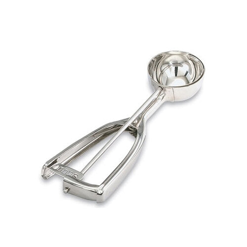Vollrath 47152 Disher, Round Bowl, Size 12, 2-3/4 Oz, Squeeze Handle, Stainless Steel — Case of 12 pieces