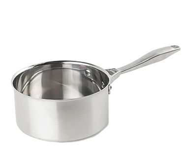 Vollrath 47741 Intrigue Stainless Sauce Pan, 3-1/4 Qt 7-13/16"x3-13/16", Handle,Finish,Induction,NSF