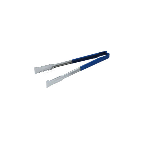 Vollrath 4791220 VersaGrip Tongs, One-Piece, 12", Stainless Steel, Black Ergonomic Handle — Case of 12 pieces