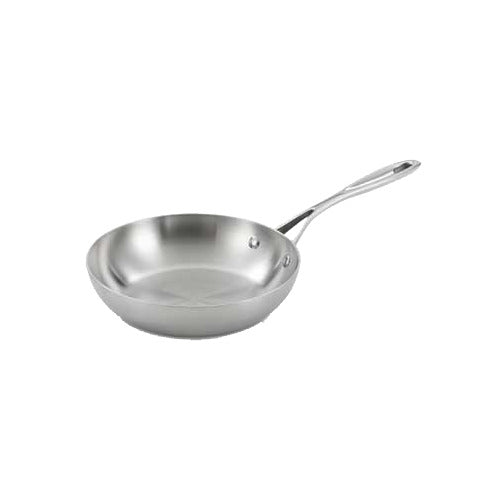 Vollrath 49416 Miramar Saute Pan, 1-1/4 Quart, 8" Dia, 2" H, 3-Ply Stainless/Aluminum Induction