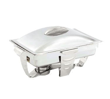 Vollrath 49520 Maximillian Steel Chafer, Rectangular, 9 Quart 8.6L, 18-8 Finish, 23.5"x17"x12.5"