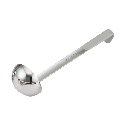 Vollrath 4980445 4-Oz Ladle, 12-5/8" Gray Kool-Touch Handle, 18/8 Stainless Steel Bowl, NSF Certified — Case of 12 pieces