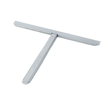 Vollrath 56680 Adapter Bar - T-Shaped 10" x 12-3/4" x 5/16", Stainless Steel, NSF, 2 -1/4-Pan & 1 1/2-Pan — Case of 6 pieces
