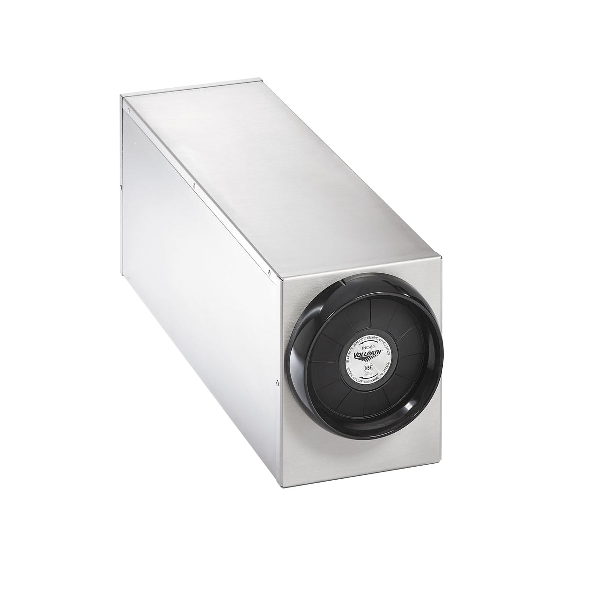Vollrath 58821-A Countertop Cup Dispenser, 7-1/8"W x 23-1/4"D x 8-3/4"H, 2-1/4"-4-3/4" Cups, Steel