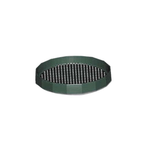 Vollrath 611-0606 Tuffex Beverage Coaster, 6" Dia., Black Insert, Plastic Base — Case of 12 pieces