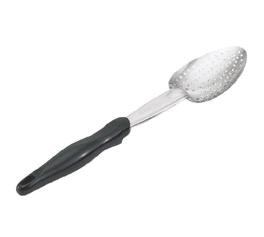 Vollrath 64132 - Perforated Serving Spoon, 13" Nylon Handle, 18/8 Stainless Steel, NSF Certified — Case of 12 pieces