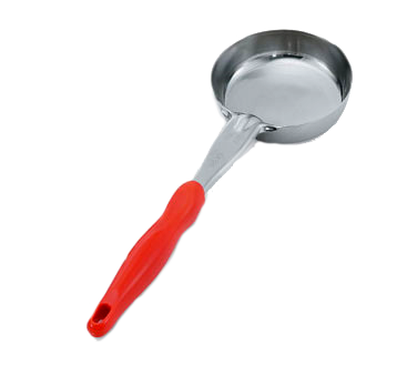 Vollrath 6433865 Spoodle 8 oz (236 ml) Stainless Steel Spoon, Orange Nylon Handle, 14"3/16, 4" Bowl — Case of 12 pieces