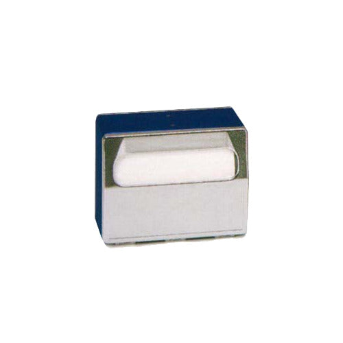 Vollrath 6515-06 Table Napkin Dispenser, 6"D x 8"W x 5"H, Chrome Face, Black, 90 Capacity