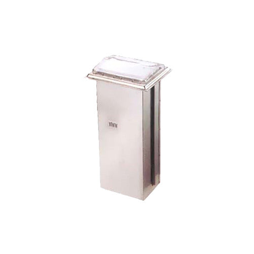 Vollrath 6525-28 Napkin Dispenser, 9-1/2"Lx19-1/2"H, 5-9/16"x7-3/16", 500-Cap, Steel/Chrome Faceplate