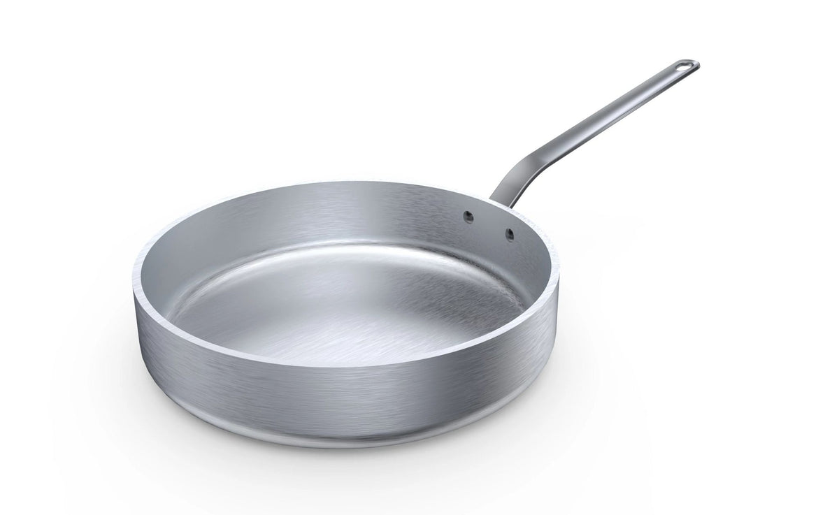 Vollrath 681175 Wear-Ever Sauté Pan, 7.5 Qt (7.1 L), 14" dia., Aluminum, Riveted, Natural Finish