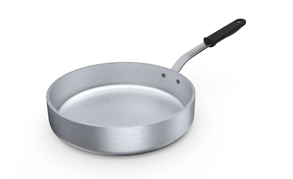 Vollrath 682175 Wear-Ever Select Sauté Pan, 7.5 Qt (7.1 L), 14" Dia., Aluminum, Riveted Handle