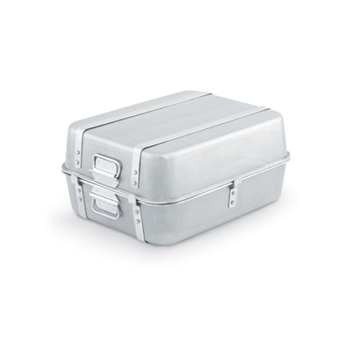 Vollrath 68360 Double Roaster Set - 23-1/4 qt Aluminum 20-1/8" x 16-1/8" x 9-3/4" Cover - Set