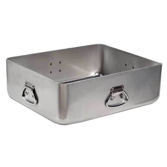 Vollrath 68391 Roasting Pan 42 Qt 20-7/8" x 17-3/8" x 7" Aluminum 4-ga NSF Made in USA
