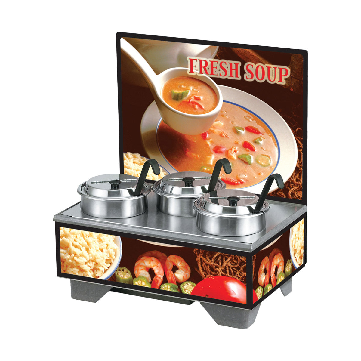 Vollrath 720201103 Cayenne 72020 Full Size Rethermalizing Model 1220 Soup Merchandiser Base