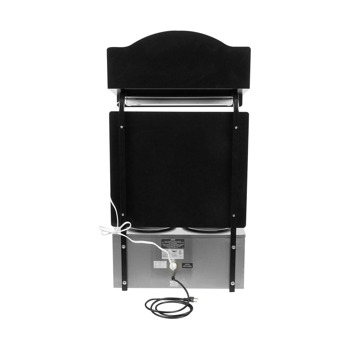 Vollrath 7203202 Cayenne Twin Well Soup Merchandiser with Menu Board