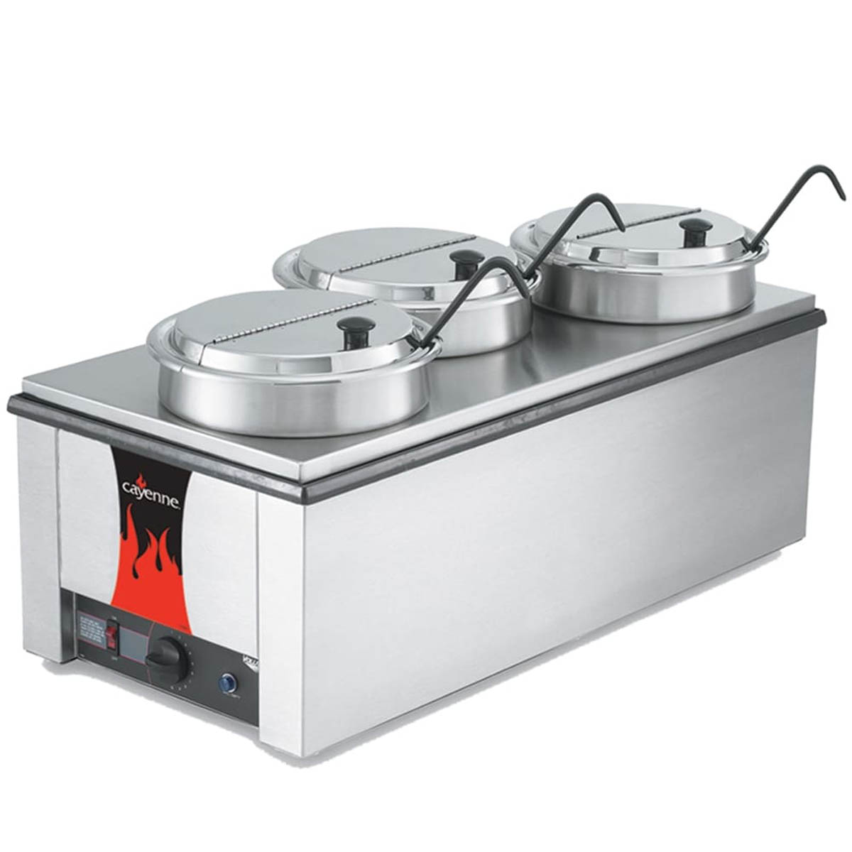Vollrath 72788 Cayenne 4/3 Rectangular Heat 'N Serve Rethermalizer with Accessory Kit