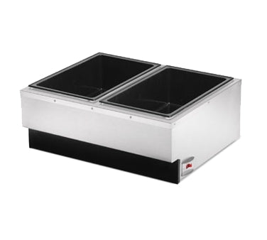 Vollrath 72789 Countertop Food Pan Warmer w/ 2 Full-Size Pan Wells, Wet Operation