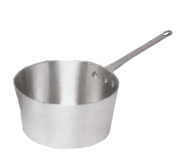 Vollrath 7344 Arkadia Sauce Pan, 4.5 Quart Aluminum, 16.43"W x 9.06"D x 5.0"H, Riveted Handle, NSF — Case of 12 pieces